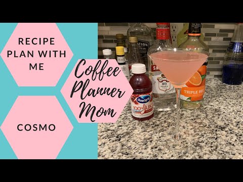 Drink Recipe Plan With Me: Cosmopolitan