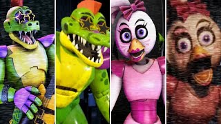 Five Nights at Freddy's - Glamrock Chica & Monty From Fnaf Security Breach