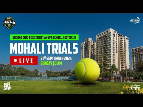 Trails Punjab Street Premier League T10 Mohali Trails 2025 @Surjitsinghsandhu89 ​