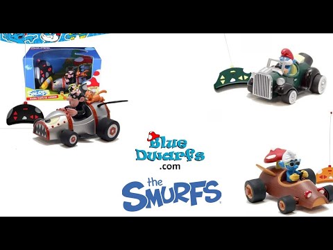 Goldie Marketing Mini Radio Controlled Smurf vehicles