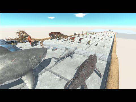 Fantasy with Aquatic vs Faction - Animal Revolt Battle Simulator