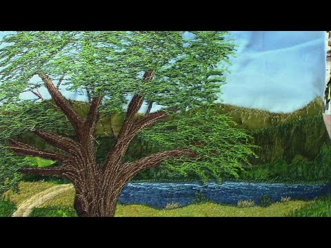 Art Quilt Thursday LiveStream  Feb. 2, 23    Let's make more progress on our Woodland Landscape!