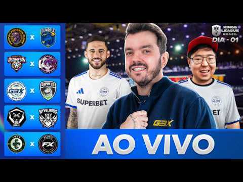 G3X FC vs CAPIM FC KingsLeague Brasil Split 2 - Siga @Gaules nas redes sociais!