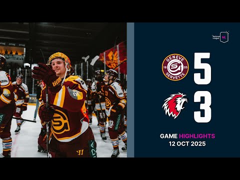 Genève-Servette HC vs. Lausanne HC - Game Highlights