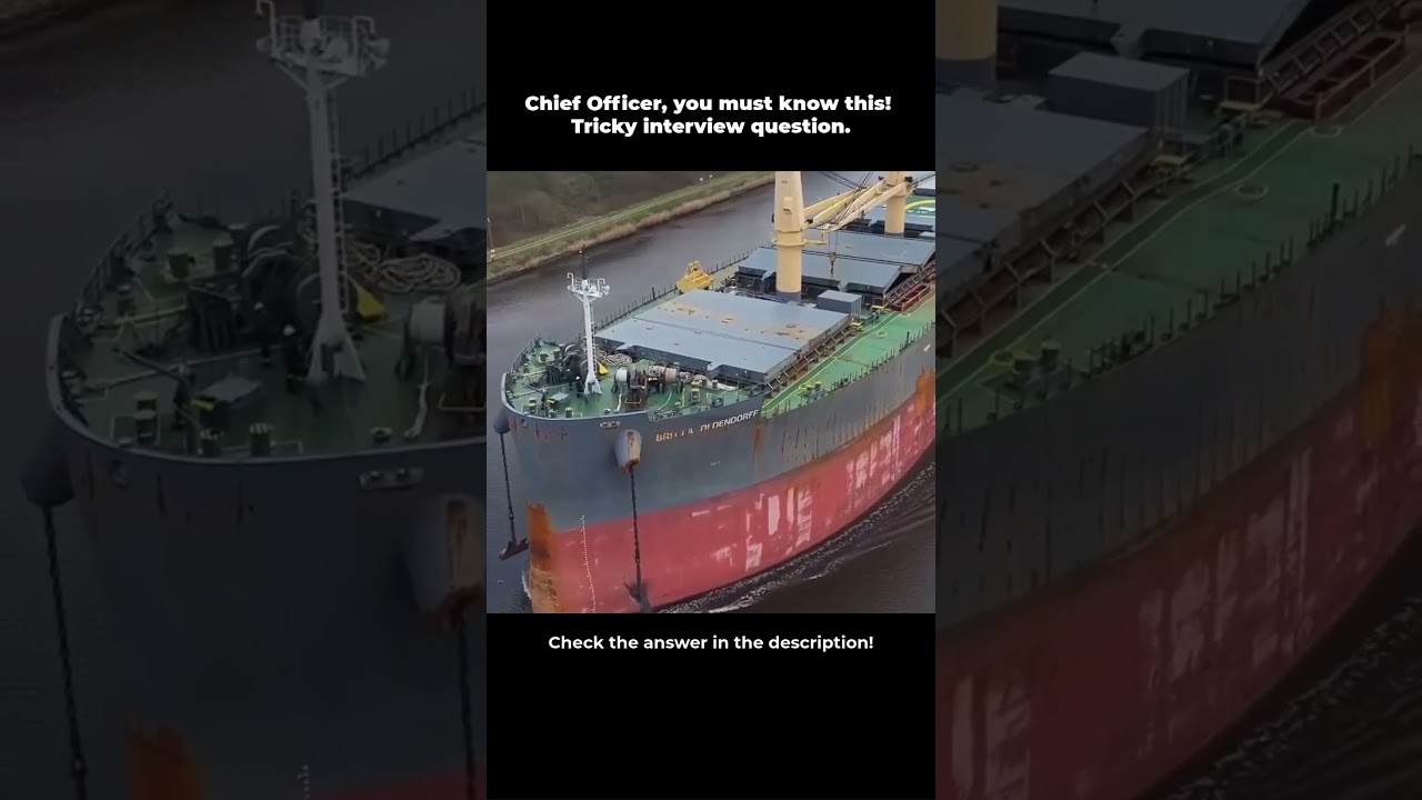 Chief Officer Interview Question