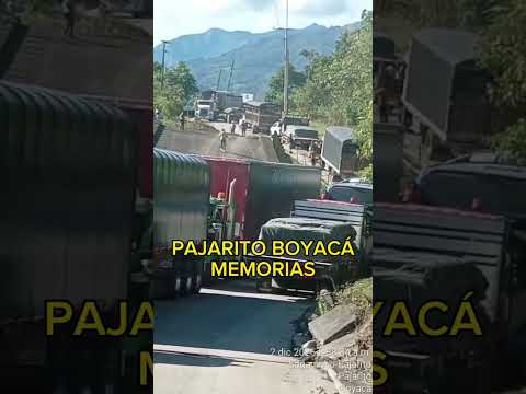 Congestión vehicular en el PR 82+200 (vía Sogamoso - Pajarito Boyacá) 02/12/2025