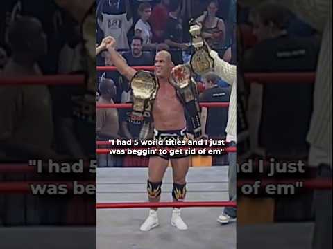 Kurt Angle on having every TNA title #wwe #wrestling #shorts