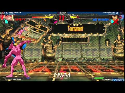 #NWM7 #GGXRD T16 LSF - SLP|DavidCUE (ZAT) vs khAos.Nakkiel (SOL)
