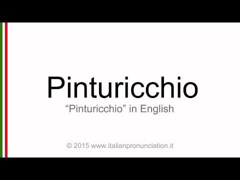 Correct Italian pronunciation of Pinturicchio