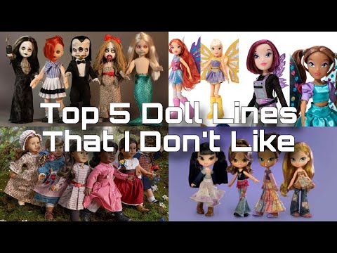 5 DOLL LINES I DO NOT LIKE | Tier lists with Lizzie (kinda)
