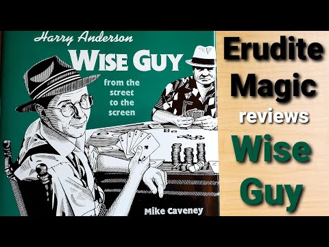 Erudite Magic reviews Harry Anderson - Wise Guy by Mike Caveney