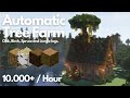 AUTOMATIC TREE FARM OAK, BIRCH, SPRUCE AND JUNGLE WOOD | Minecraft Tutorial | Java [1.20+]