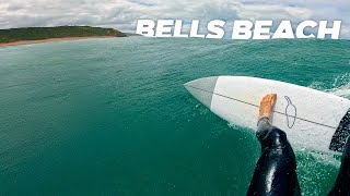 POV SURFING LEGENDARY BELLS BEACH! (VAN FIT OUT VLOG)