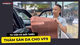 Nâng tầm nội thất của Vinfast VF9 với Bộ thảm sàn da Lavor