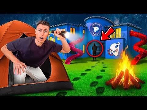 Ich ZELTE um 3:00 NACHTS vor PAULBERGER VILLA! 😱 (Ich werde beobachtet)