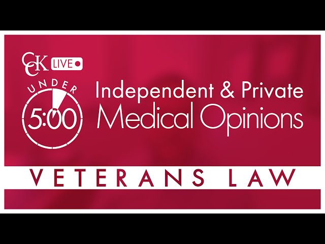 Independent Medical Opinion: VA Nexus Letter