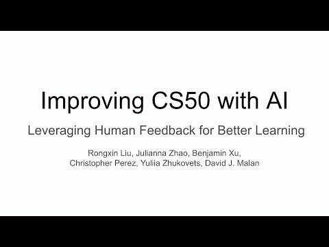 SIGCSE 2025 - Improving CS50 with AI