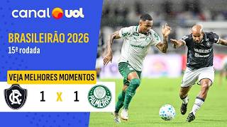 REMO E PALMEIRAS EMPATAM EM JOGO COM MUITA CHUVA EM BELÉM | MELHORES MOMENTOS | BRASILEIRÃO 2026