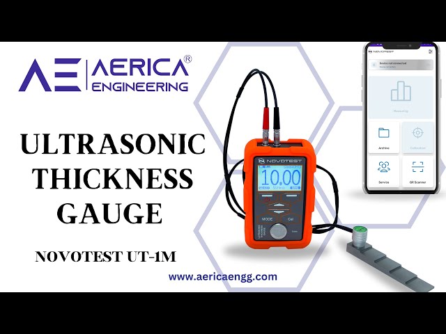 Novotest NDT Equipment - Ultrasonic Thickness Gauge UT-2A (A-scan ...