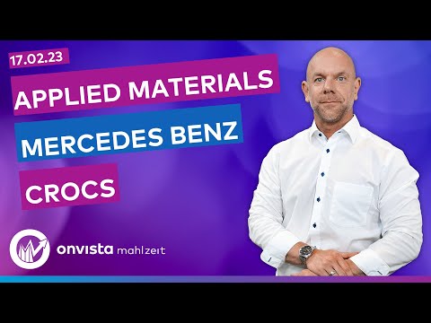 Applied Materials, Mercedes Benz und Crocs rennt auf weichen Sohlen weiter.