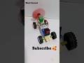 How To Make A Toy Car For Ice Cream Stick DC Motor