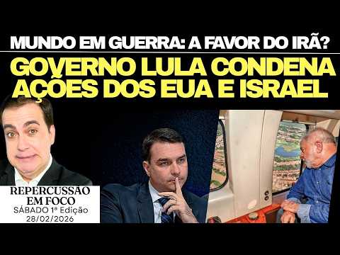 GOVERNO DO BRASIL SE POSICIONA CONTRA EUA E ISRAEL, FLÁVIO BOLSONARO REAGE, BUKELE NA ELEIÇÃO, STF