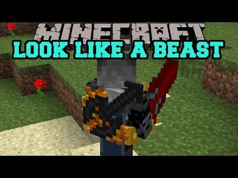 PopularMMOs - Minecraft: LOOK LIKE A BEAST! (ATTACH WEAPONS AND TOOLS TO YOUR BACK) Back Tools Mod Showcase