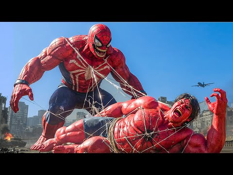 Red Hulk vs Spiderman Monster EPIC BATTLE! : The confrontation begins on a military cargo plane