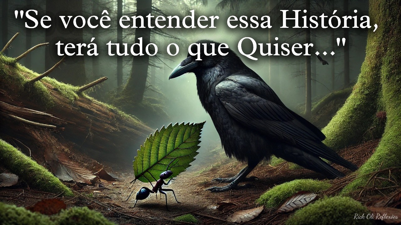 O Corvo e a Formiga | Uma Linda Reflexão de Vida