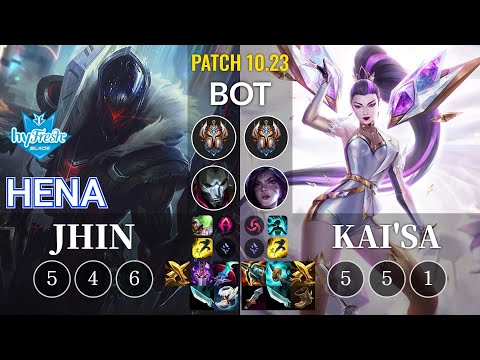hyF Hena Jhin vs Kai'Sa Bot - KR Patch 10.23