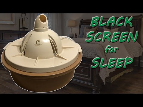 Hankscraft Model 240 Humidifier Sound, 10 Hours, Black Screen for Sleep, Relaxation and Meditation
