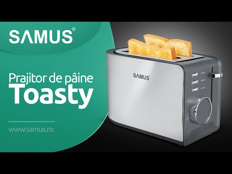 Prajitor de paine Toasty Putere 850W Capacitate 2 Felii Inox - eMAG.ro