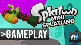 Splatoon: Mini Splatling I Gameplay 60fps - NEW WEAPON!