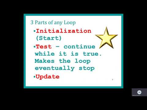 Python Chapter 5 Class 1 Part 1 While Loop