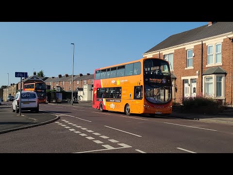 3 CITYRIDERS, 1 VIDEO!? To Newcastle -6092 -NL63 YHV & to Sunderland -6093 -NL63 YHW & 6095-NL63 YHY