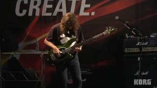 Video thumbnail for Dave LaRue performs at Winter NAMM 2009 with KORG Pandora PX5D by Vox Amps