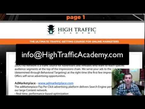 High Traffic Academy Video 2