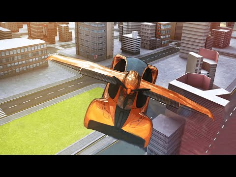 Sports Flying Car 3d Games Video