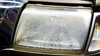 How to Fix a Headlight with Water or Moisture in it