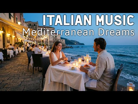 🎶 Italian Vibes & Mediterranean Music 🎶 2+ Hours Scenic Amalfi Coast & Lake Como Relaxation 4K