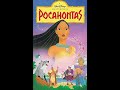 Walt Disney S Pocahontas 1995 1996 VHS Opening Pocahontas Disney Vhs