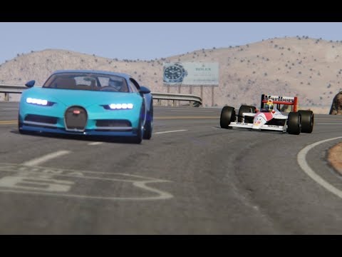 Batlle F1 Ayrton Senna McLaren-Honda MP4/4 R02 vs Supercars at Black Cat Country