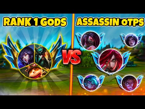 3 Challenger One-Tricks vs. 5 Diamond Players (3v5) - League of Legends