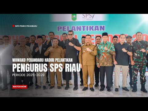 Wawako Pekanbaru Hadiri Pelantikan Pengurus SPS Riau Periode 2025-2029