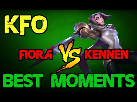 Echo Fox Kfo as Fiora vs Kennen | BEST MOMENTS