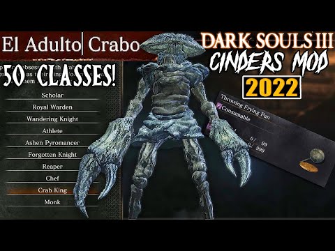 The NEW Dark Souls 3 CINDERS Mod Is MASSIVE- 50 Classes, New Armors, Gametypes, Weapons & MORE