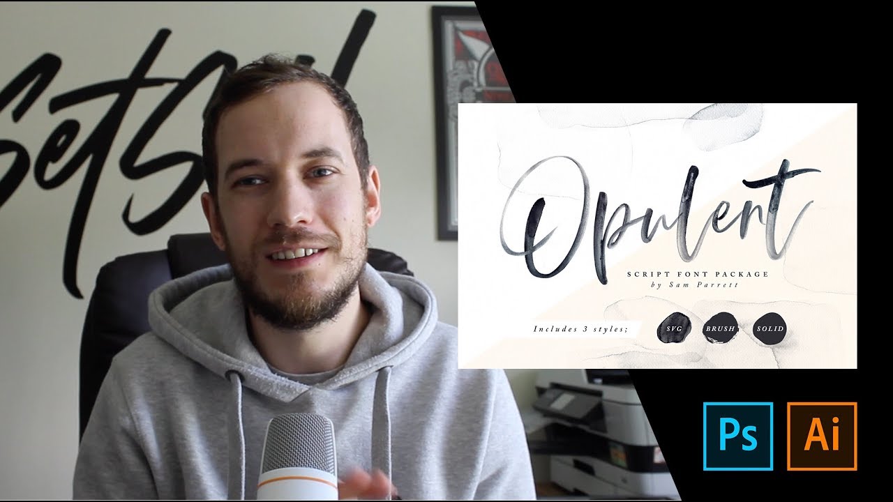 Opulent SVG Font - Quick Use Guide