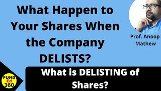 What will Happen to your Shares if the Company got DELISTED? What is DELISTING of Shares? #delisting