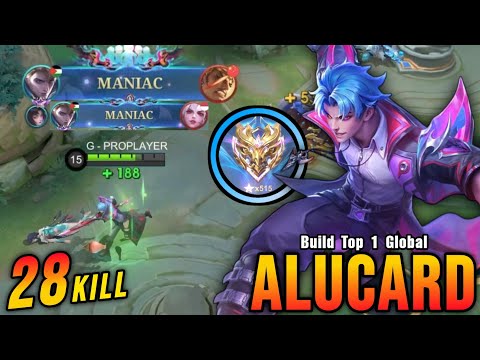 28 Kills No Mercy!! Alucard The Killing Machine!! - Build Top 1 Global Alucard ~ MLBB
