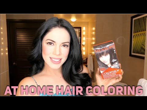 At Home Hair Coloring using Revlon Color Silk